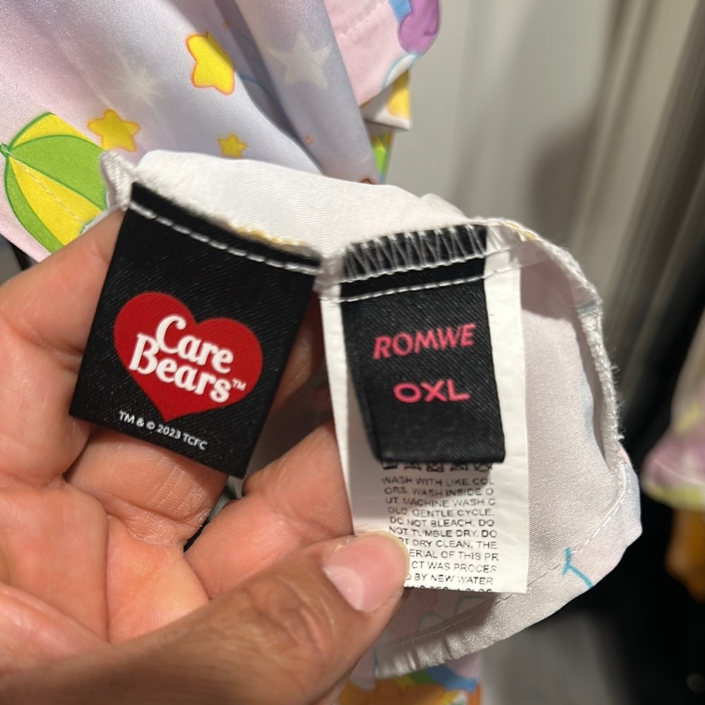 Colorful Cartoon Print Shirt Care Bears - Picture 3 of 3